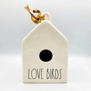 Rae Dunn Love Birds Birdhouse